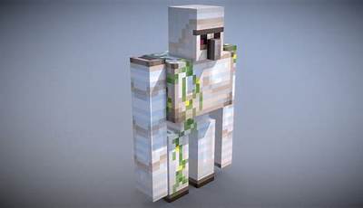 Minecraft Iron Golem 3D Model