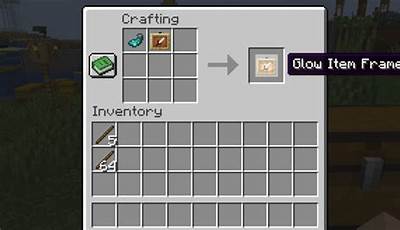 Minecraft Item Frame Recipe