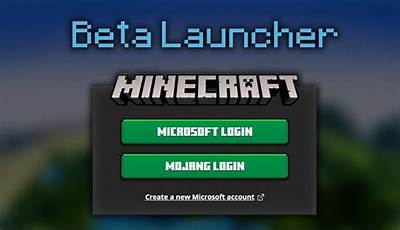 Minecraft Launcher Beta