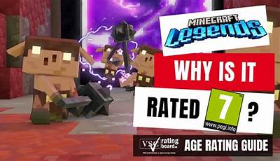 Minecraft Legends Age Rating