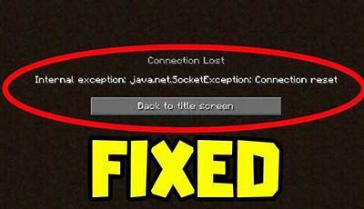 Minecraft Lost Connection