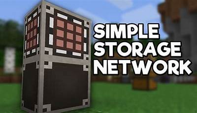 Minecraft Mod Storage Network