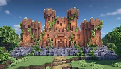 Minecraft Mud Castle