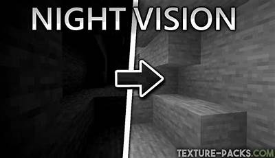 Minecraft Night Vision Texture Pack