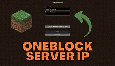 Minecraft One Block Server
