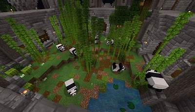 Minecraft Panda Enclosure