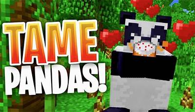 Minecraft Panda Tame