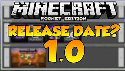 Minecraft Pe Release Date