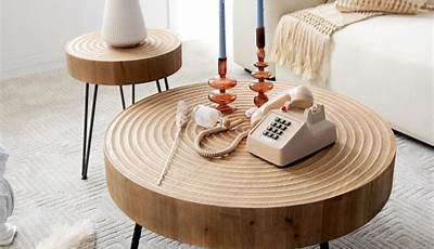 Modern Boho Living Room Coffee Tables