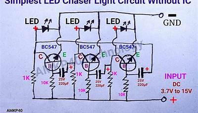 Moving Led Light Circuit Diagram