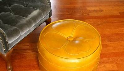 Mustard Ottoman Coffee Table