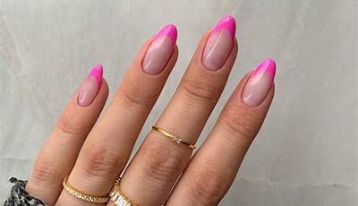 Nail Inspo Pink French Tips