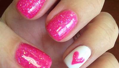 Nails Inspiration Pink Valentines