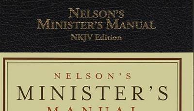 Nelson's Minister's Manual Pdf