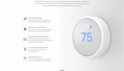 Nest Thermostat E User Manual Pdf