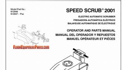 Nobles Speed Scrub 2001 Parts Manual