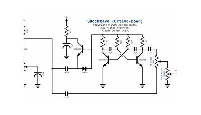 Octave Down Pedal Schematic