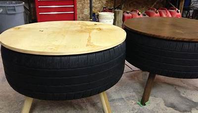 Old Tires Ideas Diy Coffee Tables