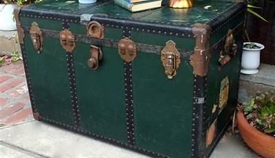 Old Trunks As Coffee Tables