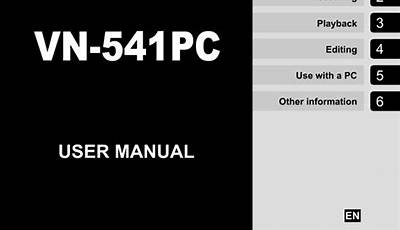Olympus Vn-541Pc User Manual