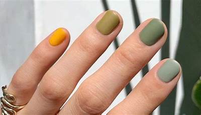 Ombre Nails Each Nail Different Color Fall