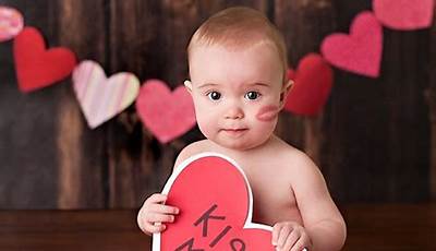 One Year Old Valentines Photoshoot