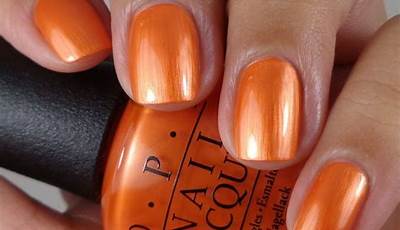 Opi Orange Nail Polish Fall