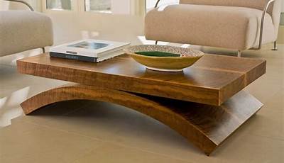 Organic Modern Decor Living Room Coffee Tables