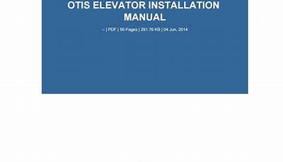 Otis Elevator Troubleshooting Manual