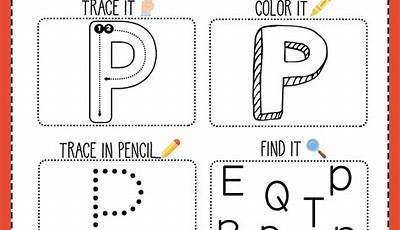 P Worksheets For Preschool