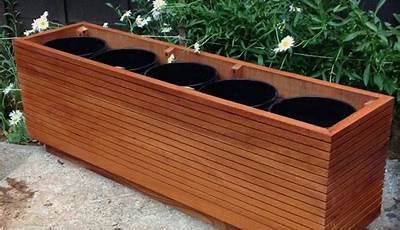 Patio Garden Planter Box Plans