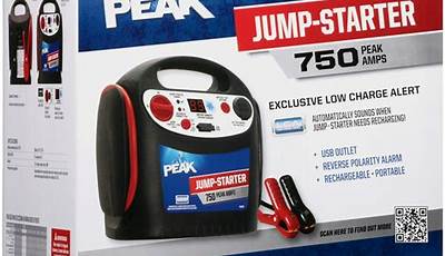 Peak Jump Starter 750 Manual
