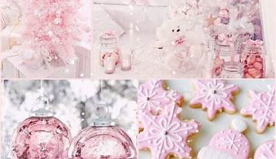 Pink Christmas Aesthetic Wallpaper Collage