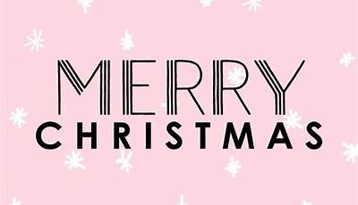 Pink Christmas Wallpaper Aesthetic