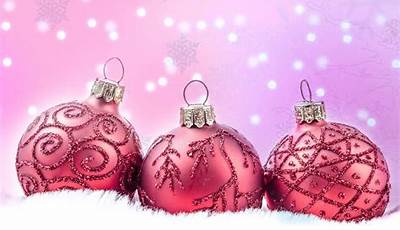 Pink Christmas Wallpaper Laptop Hd