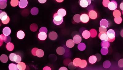 Pink Christmas Wallpaper Lights