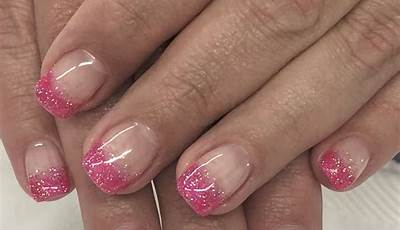 Pink French Tips Marble