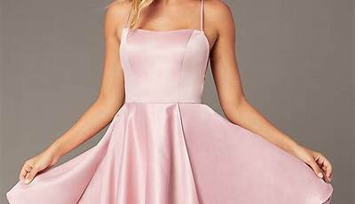 Pink Hoco Dress Corset