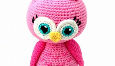 Pink Owl Amigurumi Valentine Crochet Pattern