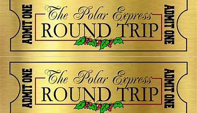 Polar Express Printable Tickets