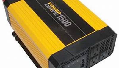 Power Drive 1500 Inverter Manual