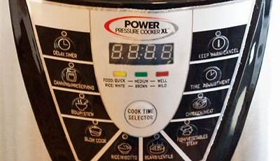 Power Pressure Cooker Xl Canning Manual