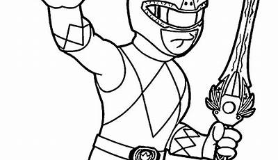 Power Rangers Printable Coloring Pages