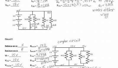 Practice Circuit Drawing Answer Key