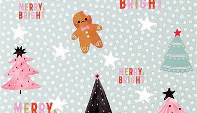 Preppy Christmas Wallpaper Black