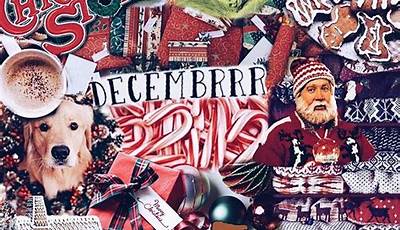Preppy Christmas Wallpaper Brown