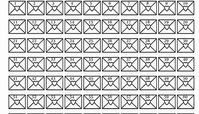 Printable 100 Envelope Challenge