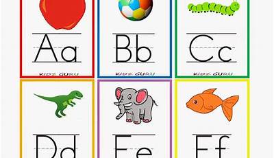 Printable Alphabet Flash Cards