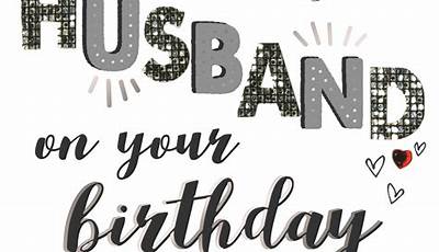 Printable Birthday Cards For Husband