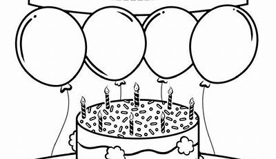 Printable Birthday Cards For Kids To Color